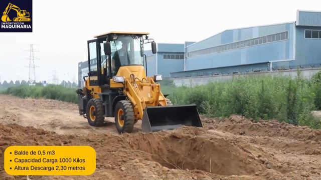 Retroexcavadora Económica 1000 Kg - Importación Maquinaria смотреть онлайн