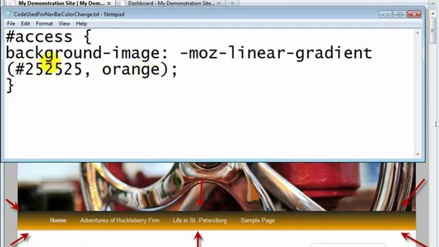 WordPress Hack - How To Change Navigation Bar Color смотреть онлайн