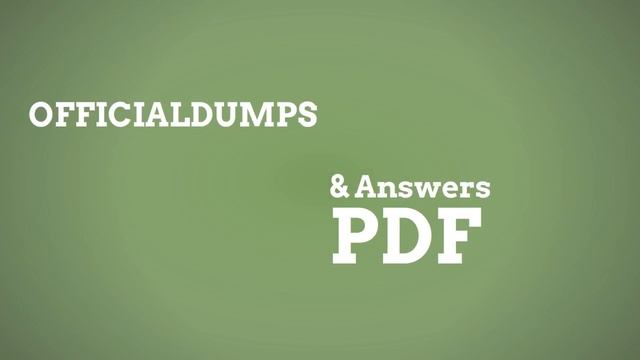 1Z0-443 Exam Dumps - PDF Oracle Taleo Learn Cloud Service 1Z0-443 Exam Questions | OfficialDumps смотреть онлайн