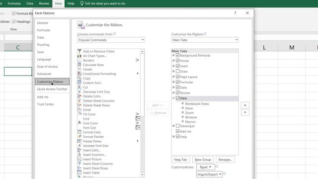 Activating the Developer tab in Microsoft Excel to Work with Macros on a Windows Device смотреть онлайн