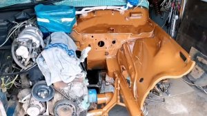 ВАЗ-21214 Нива 3D. Часть-9. Ремонт и покраска переднего левого брызговика.