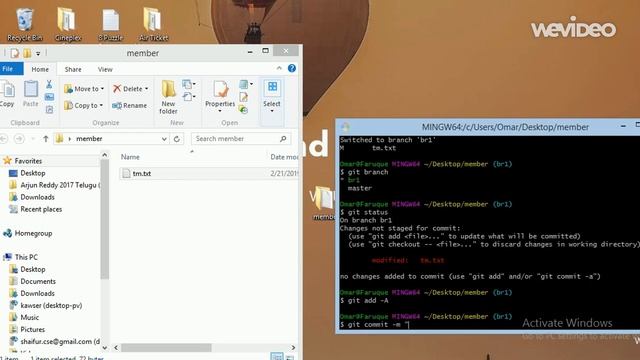 Branch Create Merge and Delete (বাংলা ) смотреть онлайн