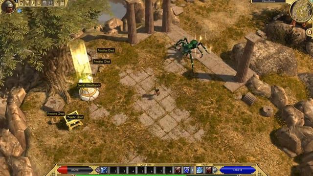 Titan Quest: Ragnarok Gameplay vs. Arachne Spider Queen смотреть онлайн