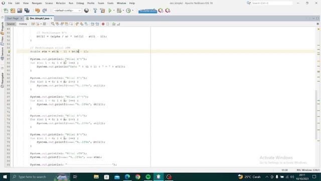 Double Exponential Smoothing (Bahasa Java) смотреть онлайн