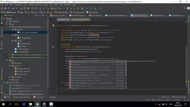 Tutorial Android Insert data MySQL,PHP,JSON dengan Retrofit2 (CRUD Part 7) смотреть онлайн