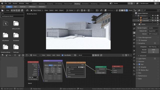 Using Poliigon HDRs to light a scene in Blender смотреть онлайн