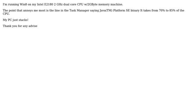 Java platform takes too much resources смотреть онлайн
