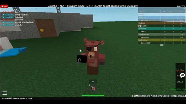 Roblox-FNAF Tycoon Part 5 смотреть онлайн