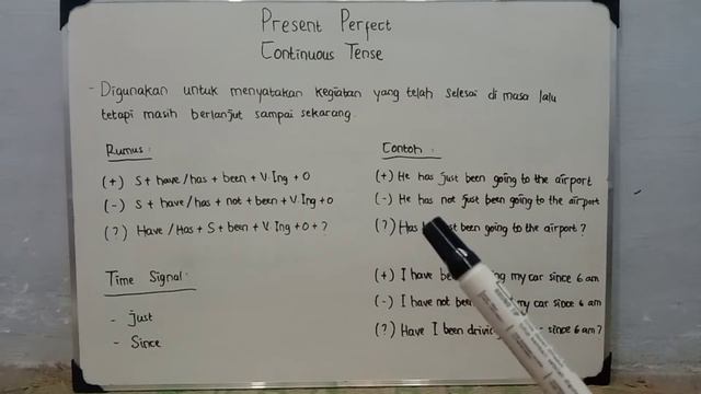 Present Perfect Continuous Tense / Rumus Time Signal Dan Contoh Kalimat смотреть онлайн