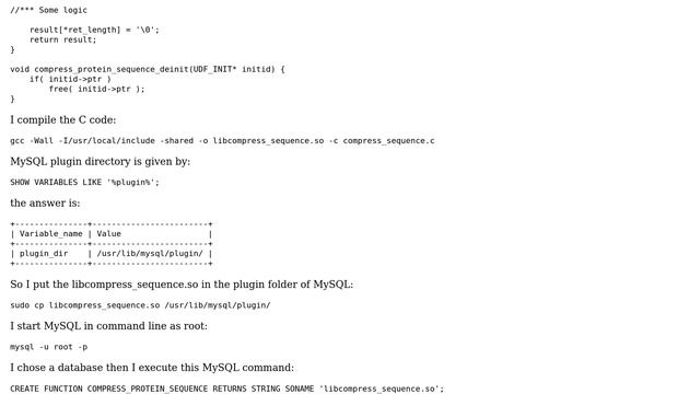 Databases: MySQL can't import a custom library for udf смотреть онлайн