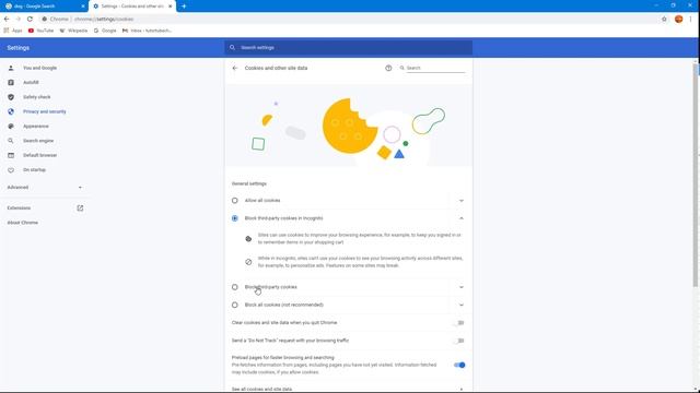 Google Chrome - Tutorial 36 - Cookies and Cache Settings смотреть онлайн