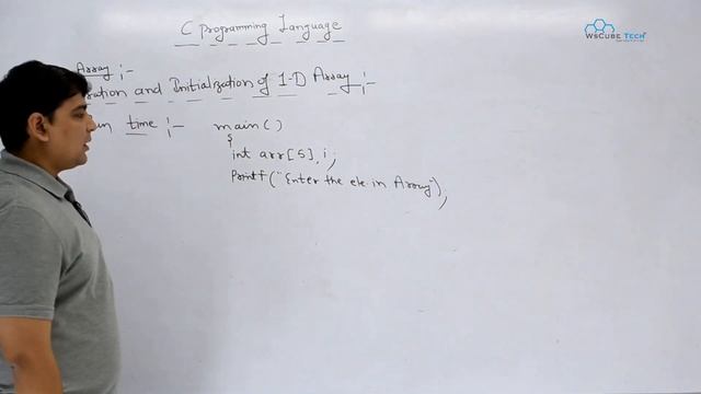 Declaration & Initialization of 1-D Array | One Dimensional Array | Array in c | learn C language смотреть онлайн