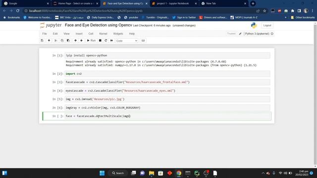 Python OpenCV Tutorial:Face and Eye Detection @shahzaib_hamid смотреть онлайн