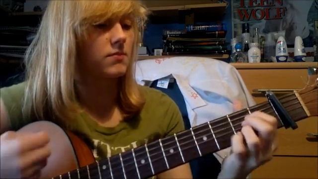 How to play Bad Day (Daniel Powter) acoustic guitar lesson смотреть онлайн