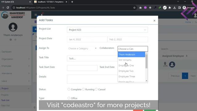 Human Resource Management System in PHP MySQL CodeIgniter with Source Code - CodeAstro смотреть онлайн
