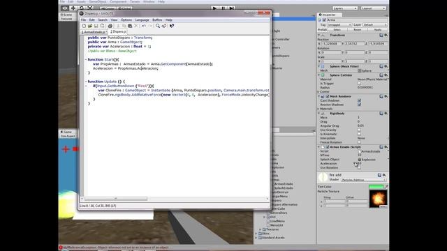 Tutorial Unity3D de Disparos - Parte2 - Explosiones смотреть онлайн