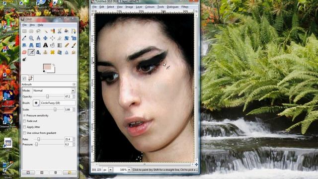 GIMP Makeover Amy Winehouse смотреть онлайн
