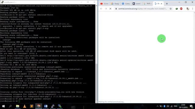 instalasi owncloud pada ubuntu 16.04 смотреть онлайн