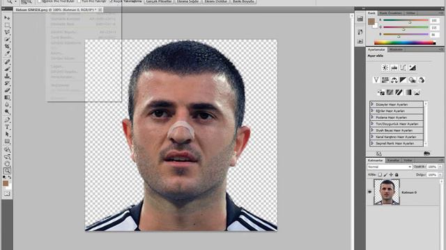 Adobe Photoshop ile FIFA MANAGER'e Yüz Yapma смотреть онлайн