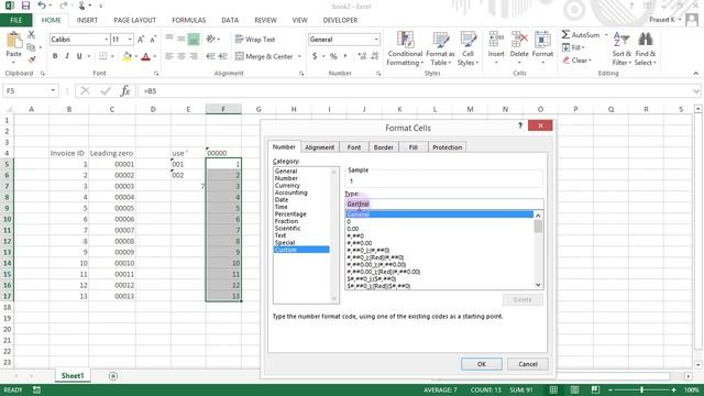 สอน Excel: การใส่ 0 นำหน้าตัวเลข (Leading Zero) เช่น 007 หรือเบอร์โทรศัพท์มือถือ เช่น 0961234567 смотреть онлайн
