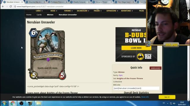 ¡SINDRAGOSA! NUEVAS CARTAS #1 - CABALLEROS DEL TRONO HELADO | Nueva Expansión de Hearthstone смотреть онлайн