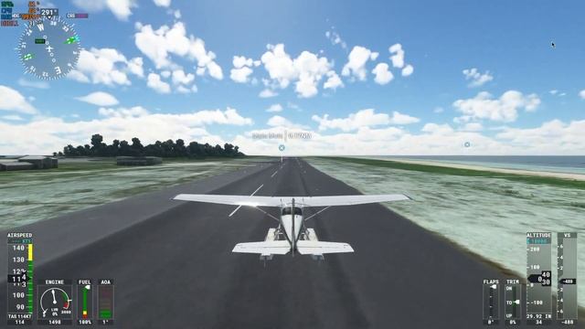 Microsoft Flight Simulator Bora Landing FPS 1080 medium settings смотреть онлайн