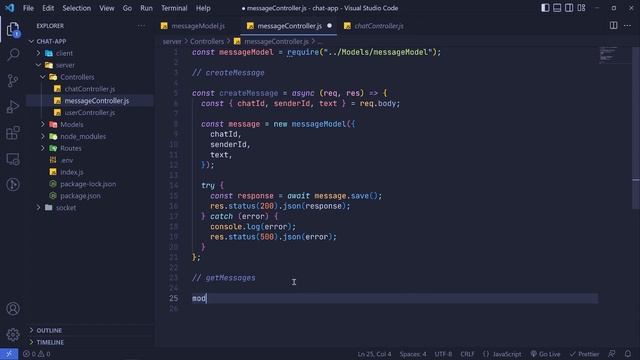 Real-time Chat App - 10 Messages APIs | React, Node.js and Socket.io смотреть онлайн