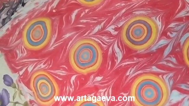 Эбру (рисование на воде) г. Ярославль смотреть онлайн