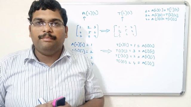 46 - TRANSPOSE OF GIVEN MATRIX - C PROGRAMMING смотреть онлайн