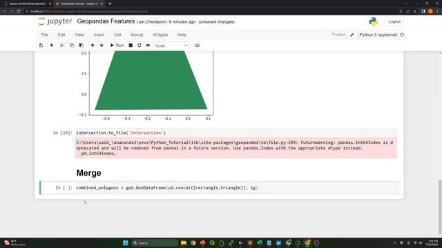 Geopandas: intersection, merge, dissolve and difference between two shapefiles using python смотреть онлайн