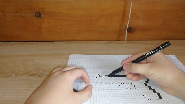 Как нарисовать Глок по клеточкам из блок страйка смотреть онлайн