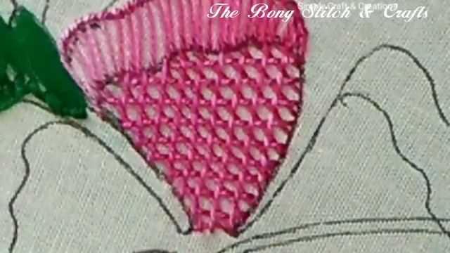 beautiful hibiscus flowers design | easy to stitch | for beginners смотреть онлайн