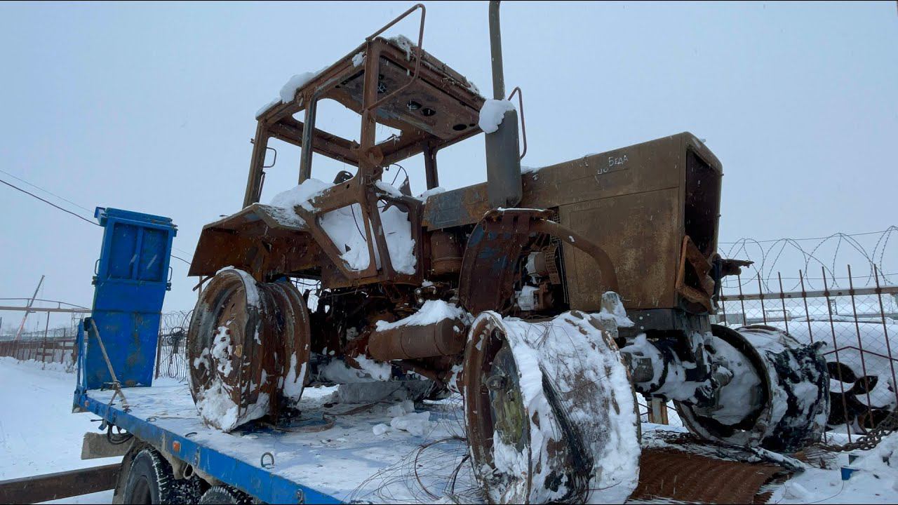 Сгорел новый трактор Беларус 82.1. Восстанавливаем или выбрасываем? смотреть онлайн