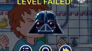 Horrid Henry - Angry Birds Star Wars - Level Failed meme
