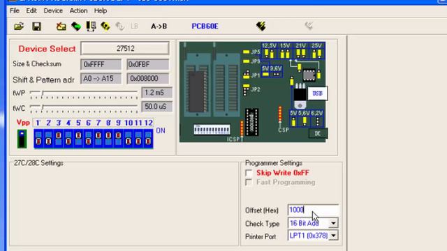{45} Specifics of programming an EPROM w/ Willem PCB6.0 programmer, memory offset, Intel Hex File смотреть онлайн