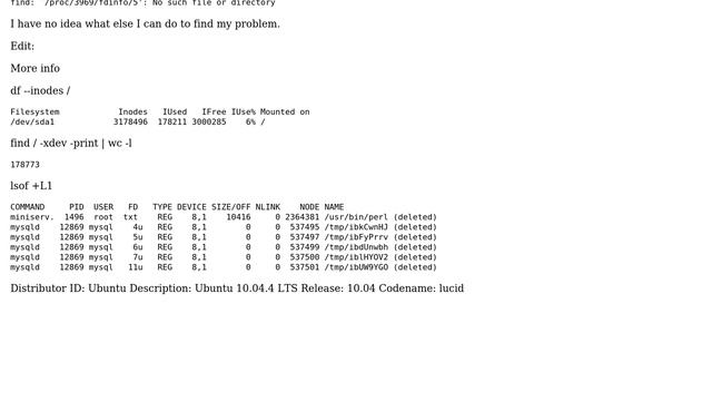 DevOps & SysAdmins: Ubuntu server: hard drive always full смотреть онлайн