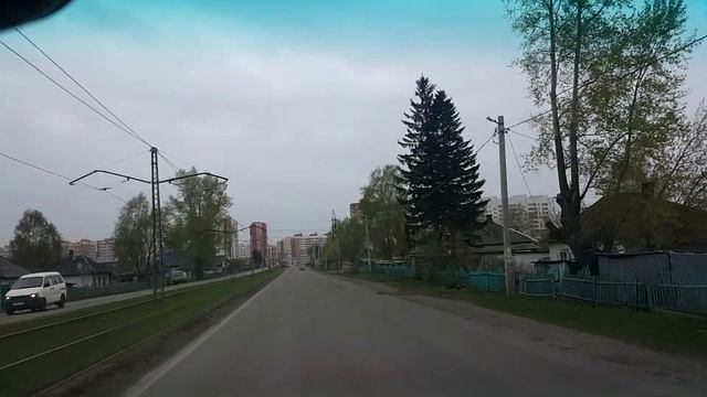 Рудничный район Кемерово: пр-т Шахтеров, ул Нахимова, пост ГАИ, мосты через Томь смотреть онлайн