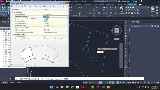 División de parcelas en Civil 3D смотреть онлайн