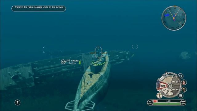Battlestations Pacific - Submarine and Battleship gameplay HD смотреть онлайн