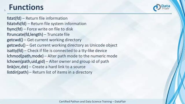 Python OS Module смотреть онлайн