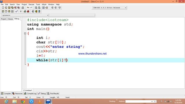 string length using c++ смотреть онлайн