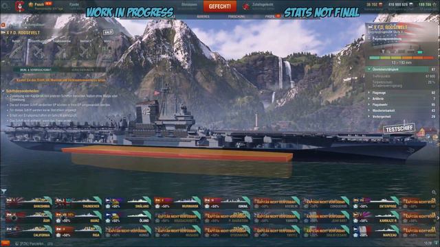 F.D. Roosevelt - STATS & Port Review - WIP смотреть онлайн