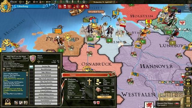 Lüneburg 06 Europa Universalis 3 III Divine Wind Death and Taxes Let's Play смотреть онлайн