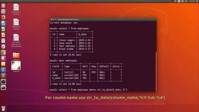 MySql | Find Data Between Dates When Date Is Stored As Varchar | Str_to_date | Select Statement смотреть онлайн