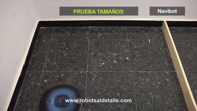 Тест робота-пылесоса Samsung Navibot на всасывание смотреть онлайн