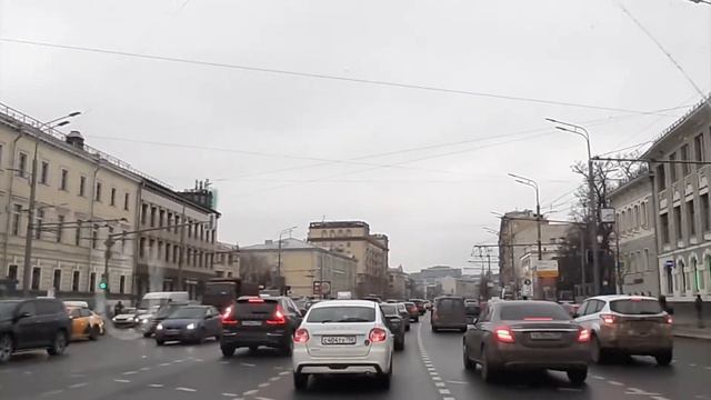 Москва. Поездка по Садовому кольцу 16 января 2020 г. смотреть онлайн