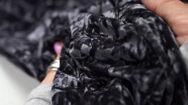 Бархат мятый темно-серый. Артикул: VE50762 смотреть онлайн