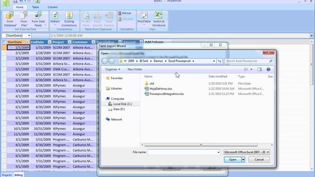 Microsoft Office 2010 Insights - Excel Powerpivot Demo смотреть онлайн