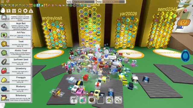 КАК ПРОКАЧАТЬ ПЧЁЛ В СИМУЛЯТОРЕ ПЧЕЛОВОДА! Bee Swarm Simulator! смотреть онлайн