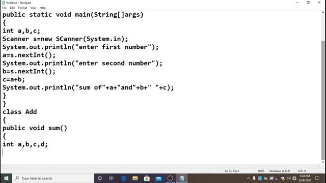 Write a program in java using two and more class #21 смотреть онлайн